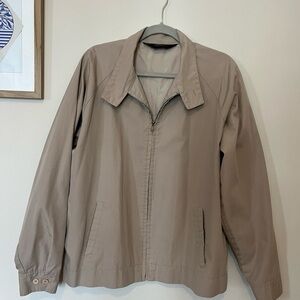 Tan Zip-Up Jacket